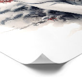 Atemberaubender japanischer Kunstdrucker Poster (Ecke)