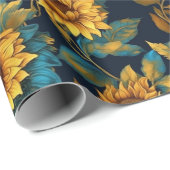 Atemberaubender Jeden Anlaß Sunflores Geschenkpapier (Rolleneckpunkt)