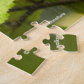 Atemberaubender Kastaniensongvogel auf Zweig Puzzle (Seite)