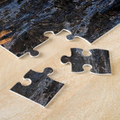 Atemberaubender Killdeer Shorebird auf den Icy Mud Puzzle (Seite)