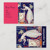 ATEMBERAUBENDER KLEINER FISCH, DEKO SCHÖNHEIT FASH VISITENKARTE (Vorne/Hinten)