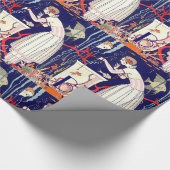 ATEMBERAUBENDER KLEINER FISCH, SCHÖNHEITSMONOGRAMM GESCHENKPAPIER (Ecke)