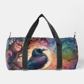 Atemberaubender Knochenbaum Mandala Pagan Gothic Duffle Bag (Rückseite)