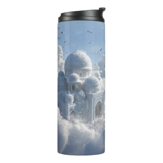 Atemberaubender Landschaftsdruck Wasserflasche Thermosbecher (Nach links gedreht)