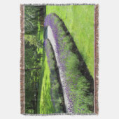 Atemberaubender Lavendelgarten Decke (Vorderseite Vertikal)