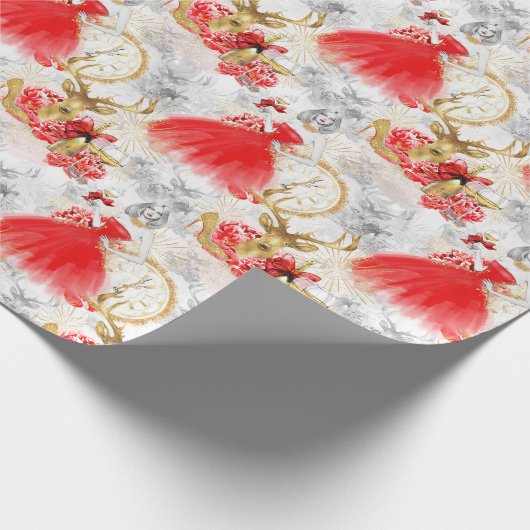 Atemberaubender, Luxusentwurf. Geschenkverpackung Geschenkpapier (Ecke)