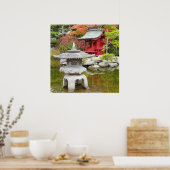 Atemberaubender Mediationsgarten Poster (Küche)