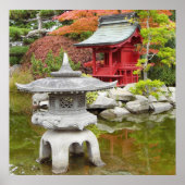 Atemberaubender Mediationsgarten Poster (Vorne)