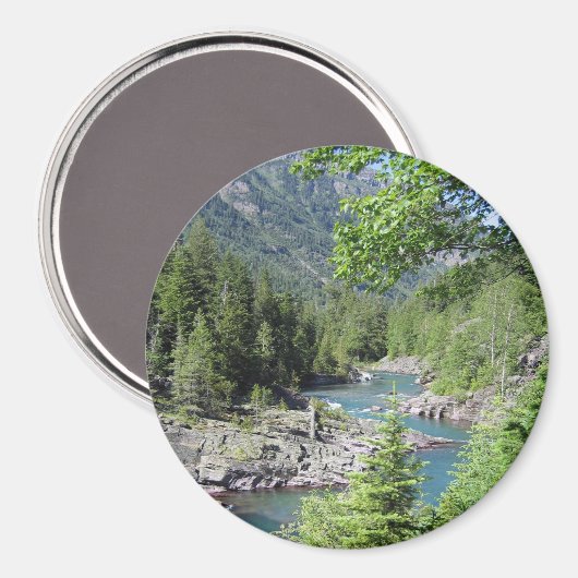 Atemberaubender Nationalwald Magnet (Vorderseite/Rückseite)