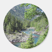 Atemberaubender Nationalwald Magnet (Vorne)