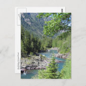 Atemberaubender Nationalwald Postkarte (Vorne/Hinten)
