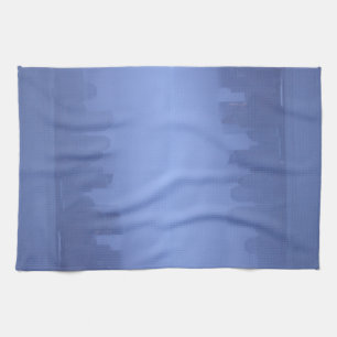 Atemberaubender NYC blauer nebeliger Skyline Handtuch