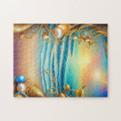 Atemberaubender Ozean mit Diamanten und Perlen Puzzle (Horizontal)