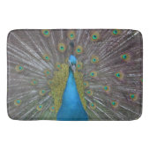 Atemberaubender Pfau Badematte (Vorderseite)