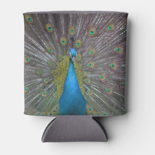 Atemberaubender Pfau Dosenkühler (Vorderseite)