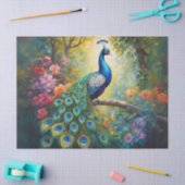 Atemberaubender Pfau Seidenpapier (Basteln)