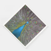 Atemberaubender Pfau Serviette (Ecke)