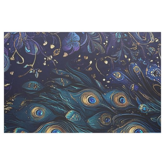 Atemberaubender Pfau Stoff (Fat Quarter (45,7 x 55,9 cm))