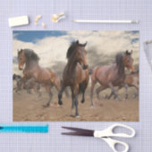 Atemberaubender Pferdebestand Seidenpapier (Handwerk)