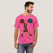 Atemberaubender Powerlifter I Gewichtstapler T-Shirt (Vorne ganz)