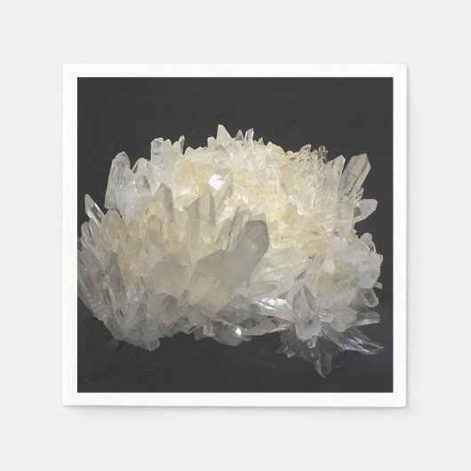 Atemberaubender Quarzkristall Serviette (Vorderseite)