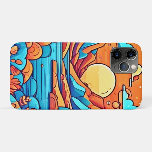 Atemberaubender Regenbogen-Karibikwald Case-Mate iPhone Hülle (Rückseite (Horizontal))