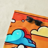 Atemberaubender Regenbogen-Karibikwald Strandtuch (Beispiel)