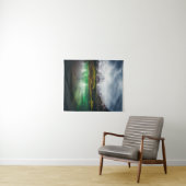 Atemberaubender Regentag am See Fusine, Italien Wandteppich (Beispiel (Horizontal))