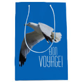atemberaubender Ring-Billed Gull im Flug Mittlere Geschenktüte (Vorderseite)