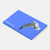 atemberaubender Ring-Billed Gull im Flug Post-it Klebezettel (angewinkelt)