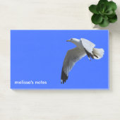 atemberaubender Ring-Billed Gull im Flug Post-it Klebezettel (Büro)