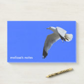 atemberaubender Ring-Billed Gull im Flug Post-it Klebezettel (Auf Schreibtisch)