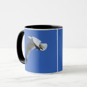 Atemberaubender Ring-Billed Gull Shorebird im Flug Tasse (Vorderseite Links)
