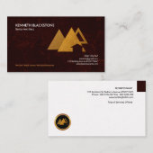 Atemberaubender roter Grunge-beruflicher moderner Visitenkarte (Vorne/Hinten)