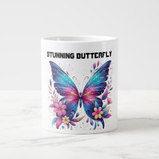 atemberaubender Schmetterling Jumbo-Tasse