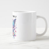 atemberaubender Schmetterling Jumbo-Tasse (Rechts)