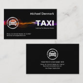 Atemberaubender schneller Blitzschlag-Taxifahrer Visitenkarte (Vorne/Hinten)