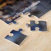 Atemberaubender schwarzer Turnstone am Strand Puzzle (Seite)