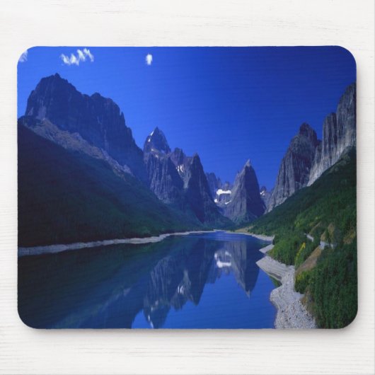 Atemberaubender See Sherburne in Montana, mousepad (Vorne)
