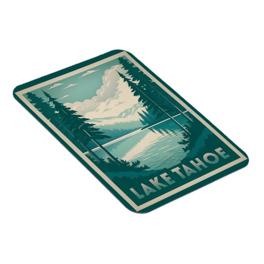 Atemberaubender See Tahoe Magnet (Rechte Seite)
