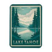 Atemberaubender See Tahoe Magnet (Vertikal)