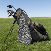 Atemberaubender Silberfest Golfhandtuch (Gras)