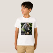 Atemberaubender Silver Back Gorilla - Jungle King T-Shirt (Vorne ganz)