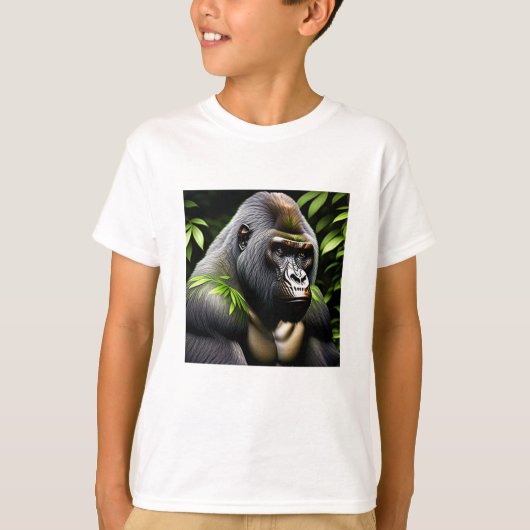 Atemberaubender Silver Back Gorilla - Jungle King T-Shirt (Vorderseite)