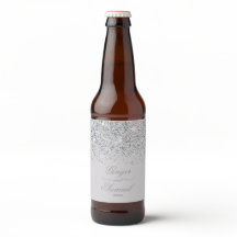 Atemberaubender Silver Glitzer