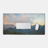 Atemberaubender Sonnenaufgang im Logartal, Sloweni Schreibtischunterlage (Tastatur & Maus)