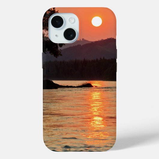Atemberaubender Sonnenaufgang über dem Fluss Katun Case-Mate iPhone Hülle (Rückseite)