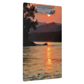 Atemberaubender Sonnenaufgang über dem Foto des Fl Klemmbrett (Rechts)