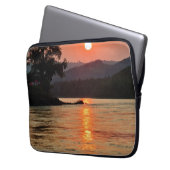Atemberaubender Sonnenaufgang über dem Foto des Fl Laptopschutzhülle (Vorderseite Links)