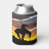 Atemberaubender Sonnenuntergang mit Ende der Trail Dosenkühler (Kanne Vorderseite)